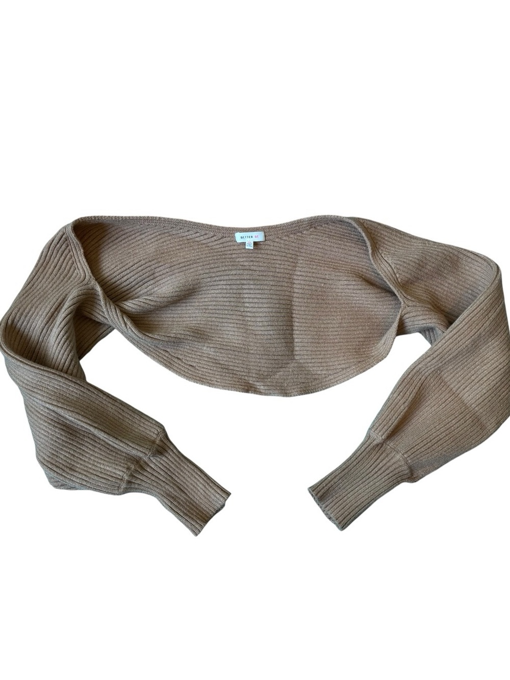 Better Be // Ribbed Bolero Shrug Sweater